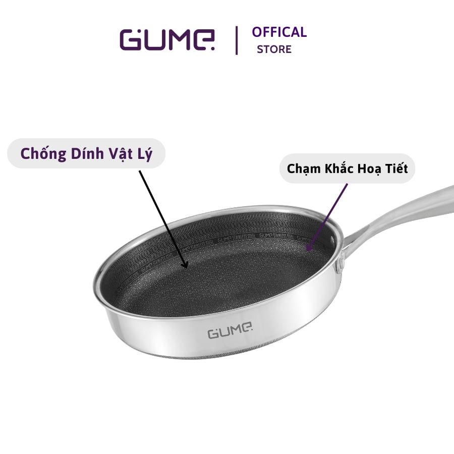 Chảo Chống Dính Cao Cấp Gume - Bảo Hành 1 Năm