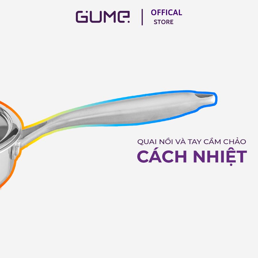Chảo Chống Dính Cao Cấp GUME Hàn Quốc - Bảo Hành 12 Tháng