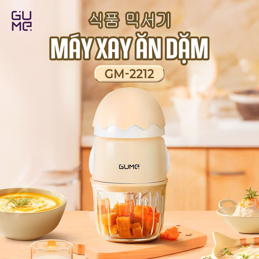 MÁY XAY ĂN DẶM HÀN QUỐC CHÍNH HÃNG GM-2212 GUME - BẢO HÀNH 1 NĂM
