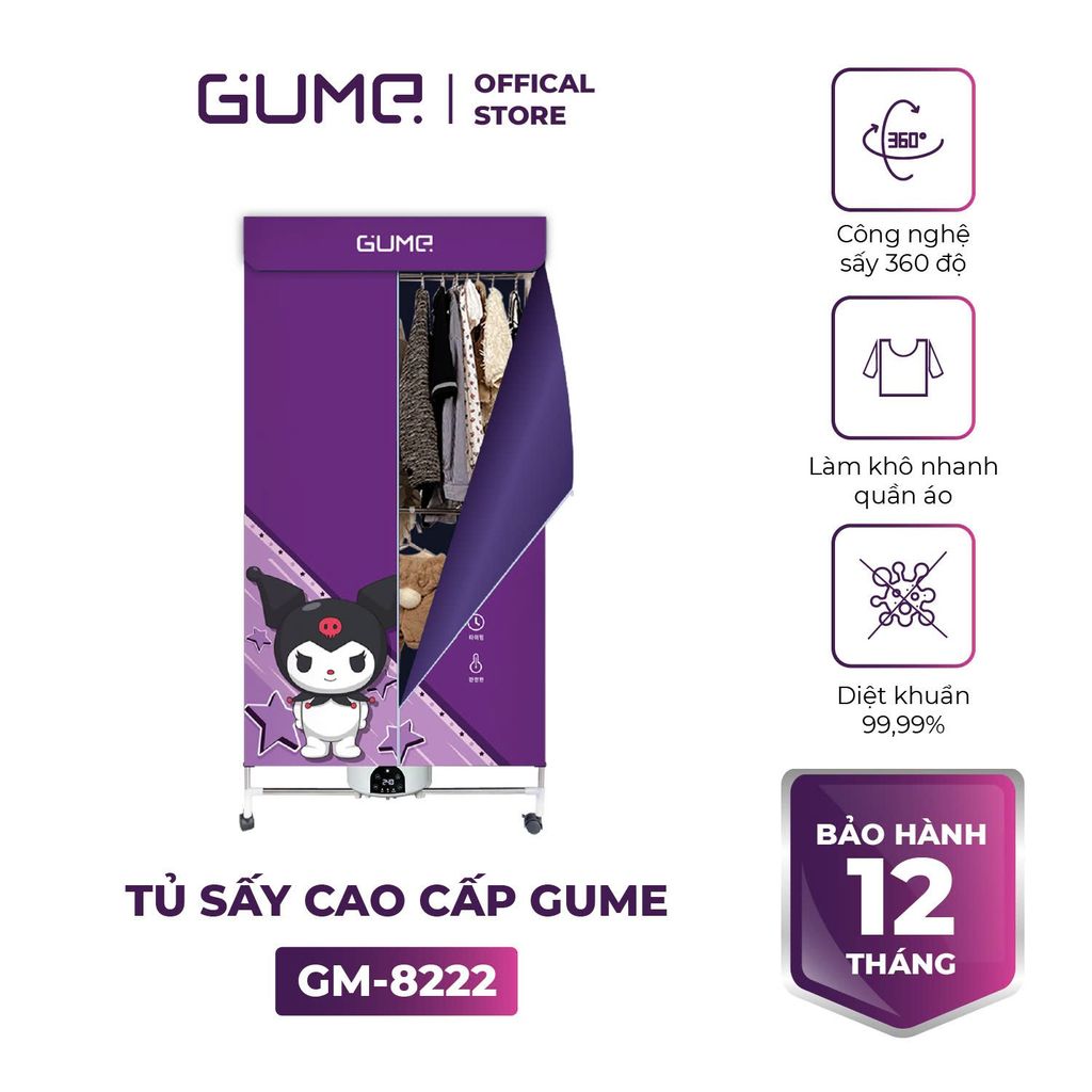 TỦ SẤY CAO CẤP GUME GM-8222 HÀN QUỐC - BẢO HÀNH 12 THÁNG