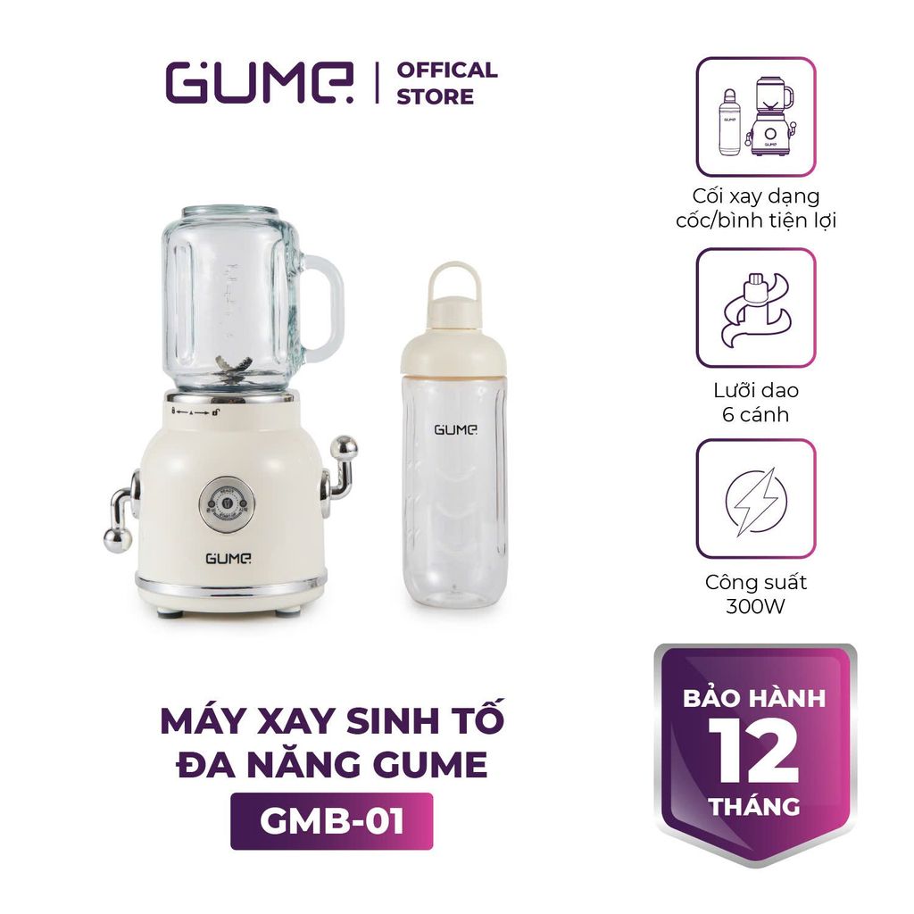 Máy xay sinh tố đa năng GUME Hàn Quốc-  GMB-01 - Bảo hành 12 tháng chính hãng