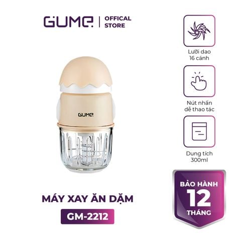  MÁY XAY ĂN DẶM THƯƠNG HIỆU HÀN QUỐC CHÍNH HÃNG GM-2212 GUME - BẢO HÀNH 1 NĂM 