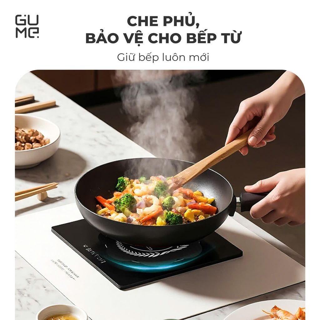 Miếng lót silicon chống trầy xước mặt bếp từ GUME Hàn Quốc Chính Hãng GM-0118Z - Bảo hành 1 đổi 1 trong 15 ngày