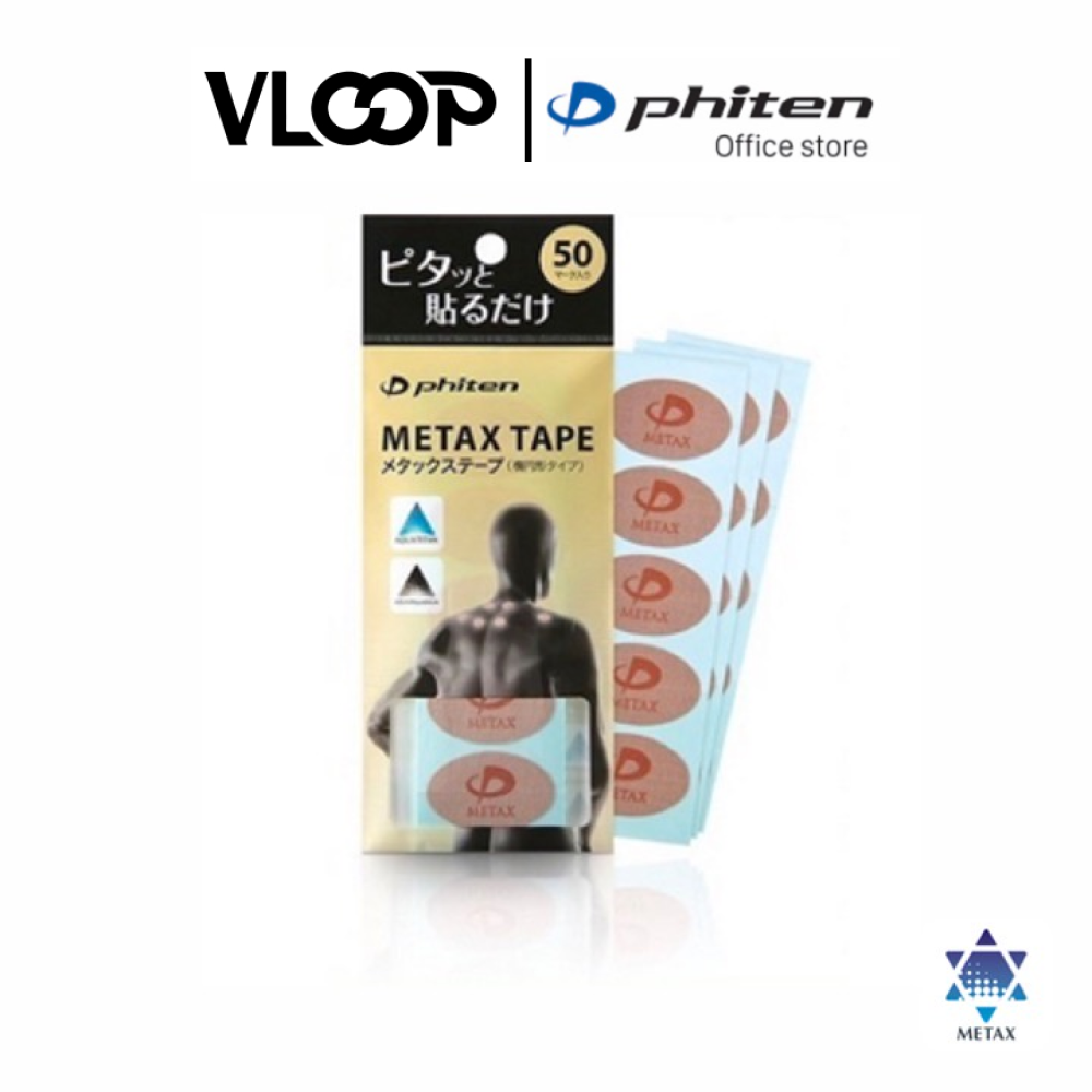  Băng dán cơ Phiten metax tape (50 miếng) 