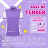  Áo Polo Pickleball VLOOP màu tím - BST LOVE ME TENDER 