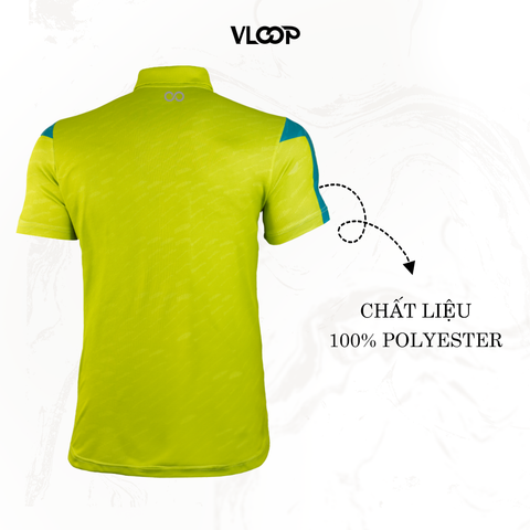 Áo thể thao màu xanh lá chất thun lạnh co giãn thoáng khí thoải mái - BST KLOOP INFINITY CHALLENGE