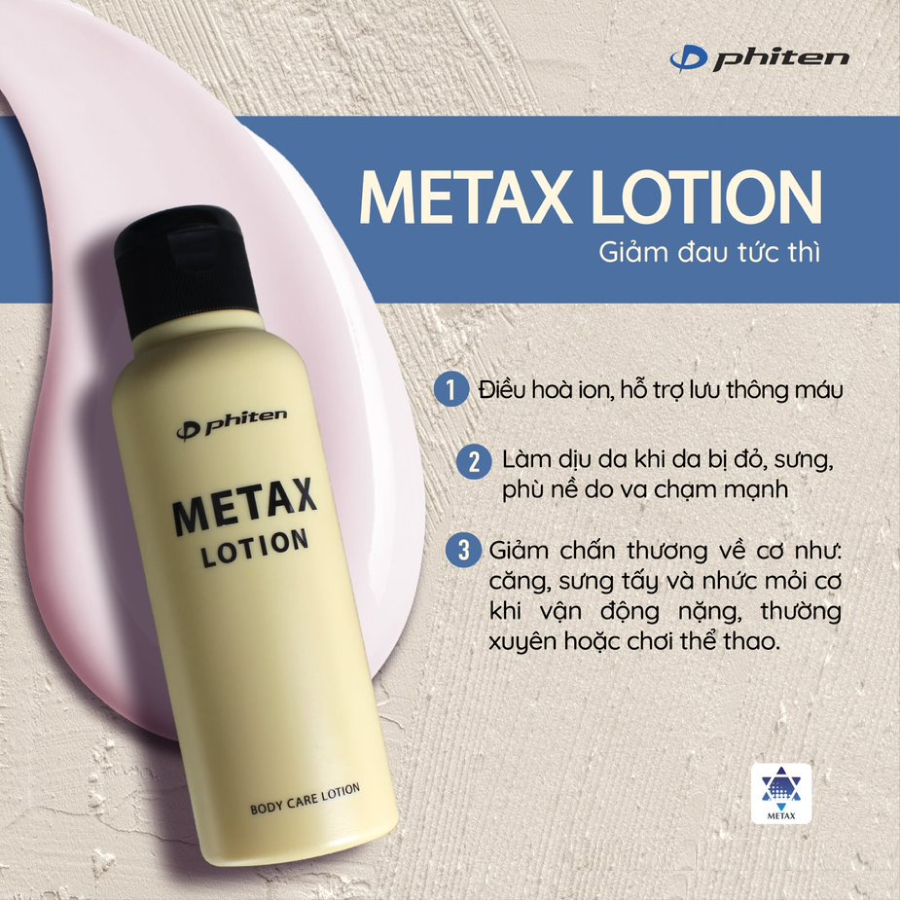  Dưỡng thể giảm đau Nhật Bản Metax Lotion - 120ml 