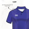  Áo polo thể thao nam nữ KLOOP màu xanh navy chất thun co giãn ngắn tay thoáng mát 