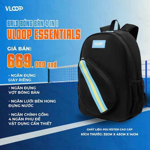 BaLô Bóng Bàn VLOOP ESSENTIALS