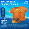  ÁO THỂ THAO CỔ TRÒN VLOOP MÀU CAM - BỘ SƯU TẬP HALLO 2025 - SPRING SERIES 