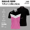  ÁO THỂ THAO VLOOP CỔ POLO MÀU HỒNG - ĐEN - BST HALLO 2025 - VIVA COLLECTION 