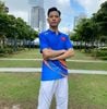  Áo thun tập luyện thể thao VLOOP nhanh khô thấm hút tốt màu xanh dương - NEW WAVE 