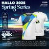  ÁO THỂ THAO CỔ TRÒN VLOOP MÀU TRẮNG - BỘ SƯU TẬP HALLO 2025 - SPRING SERIES 
