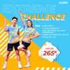  Áo thể thao KLOOP co giãn thoải mái họa tiết Thunder phiên bản cổ tim xanh dương - BST EXTREME CHALLENGE 