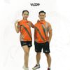  Áo Polo thể thao màu cam chất thun co giãn chống nhăn thoáng khí-  BST KLOOP MÙA HÈ 