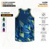  Áo Singlet Chạy Bộ VLOOP Màu Xanh Navy - BST KEEP MOVING 