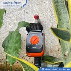 Bộ hẹn giờ tưới cây tự động 15 kênh vặn Claber Aquauno Logica Plus 8419 – Có CỔNG kết nối cảm biến mưa