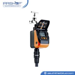 Bộ hẹn giờ tưới cây tự động 6 lần tưới Claber Aquauno Video 6 Plus mã 8413 – Có CỔNG kết nối cảm biến mưa