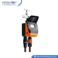 Bộ hẹn giờ tưới cây tự động 2 kênh Claber Aquadue Duplo Evolution mã 8410 – Có CỔNG kết nối cảm biến mưa