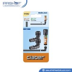 Co ren ngoài Claber 1/2″ (21mm) ra ống 1/2″ (16mm) mã 91082