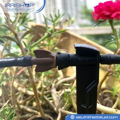 Đầu tưới chân cắm liền trục, điều chỉnh lưu lượng Delta drip,0-6L/h (màu xám)