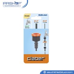 Nối ren chuyển đổi từ vòi nước ren ngoài 1/2''-3/4'' (21-27mm) ra ống PE 1/4″–1/2″(6mm-16mm) mã 91345