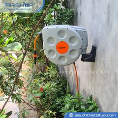 Cuộn vòi tưới tay tự thu dây Claber Rotoroll Evolution 30m 8697