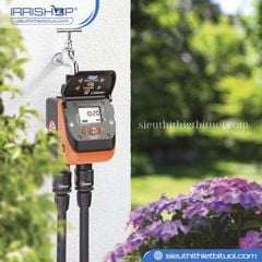 Bộ hẹn giờ tưới cây tự động 2 kênh Claber Aquadue Duplo Evolution mã 8410 – Có CỔNG kết nối cảm biến mưa