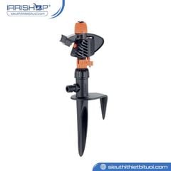 Béc tưới cây phun mưa Claber tự xoay 0 – 360° chân cắm nhựa max 397m2 8708
