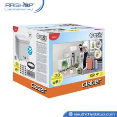 Bộ bình tưới nước hẹn giờ tự động và phụ kiện tưới cây nhỏ giọt Claber Oasis Evolution mã 8054