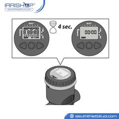Bộ hẹn giờ tưới cây dùng pin tích hợp van điện từ 1'' / 1” F. Programmable solenoid valve mã 90928