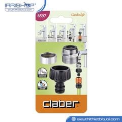 Đầu nối vòi nước đa năng Claber mã 8597
