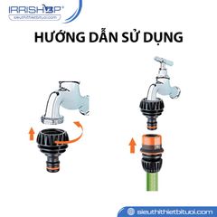 Đầu nối vòi nước ren trong 1/2”- 3/4” (21-27 mm) Claber mã 8556