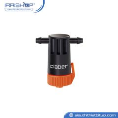 Đầu tưới nhỏ giọt liền trục điều chỉnh điều chỉnh lưu lượng 0-10 l/h mã Claber 91218