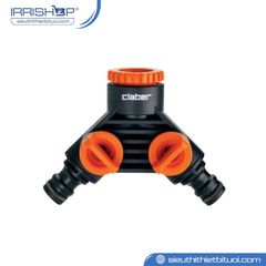 Đầu chia 2 ngã vòi nước Claber mã 8598