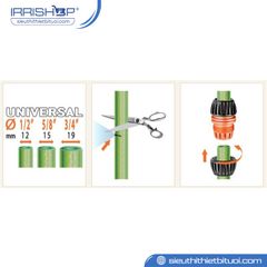 Khớp nối ống nước 1/2”-5/8”-3/4” (12-15-19mm) /Universal Mender Claber mã 8564
