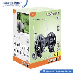 Xe đẩy cuộn ống Claber Genius 100 (không kèm dây) 8872