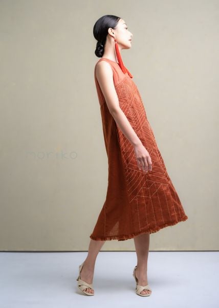  Phổ Dress (Đầm Phổ màu cam) 