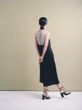  Đầm Linen phối Linen tơ đính hạt 