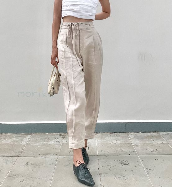  Quần Linen Beggy Thắt dây 
