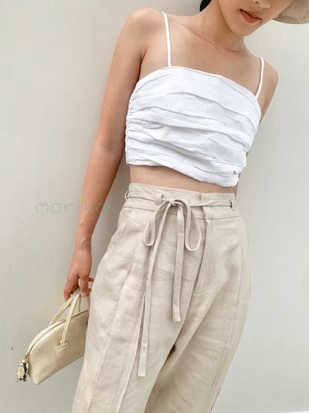  Quần Linen Beggy Thắt dây 