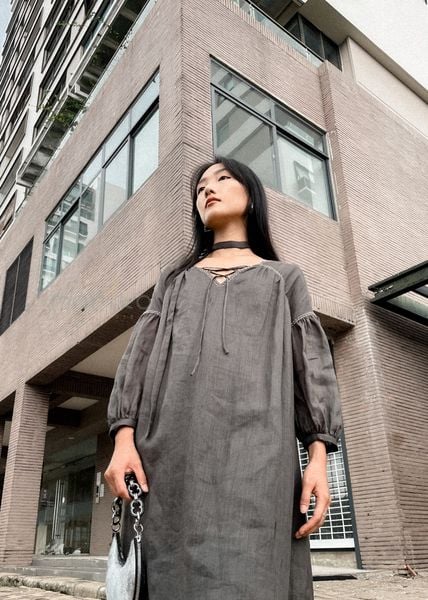  Đầm Babydoll Linen tơ. 