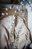  Haori vải xô cara thêu hoa Rin 