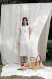  San dress (Đầm bí thêu nhành táo gai) 