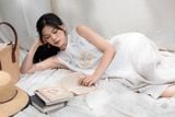  San dress (Đầm bí thêu nhành táo gai) 