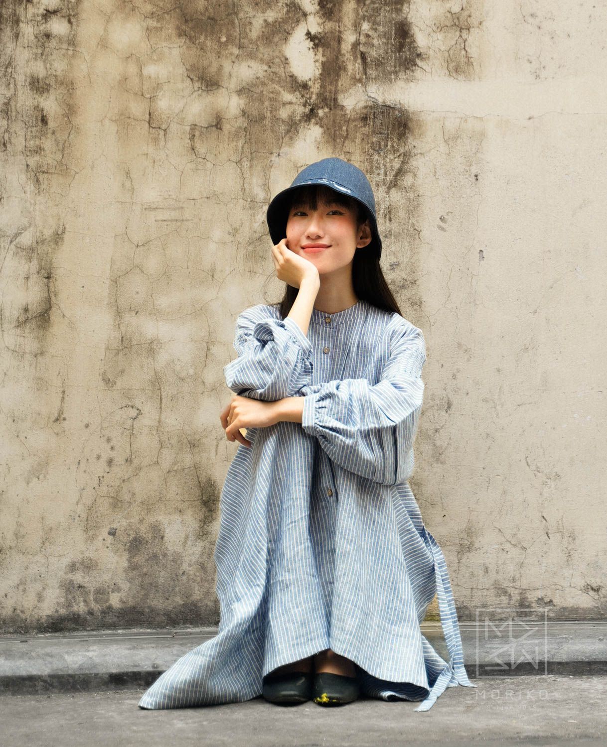  Nếp Dress (Đầm xếp pli tay phồng) 