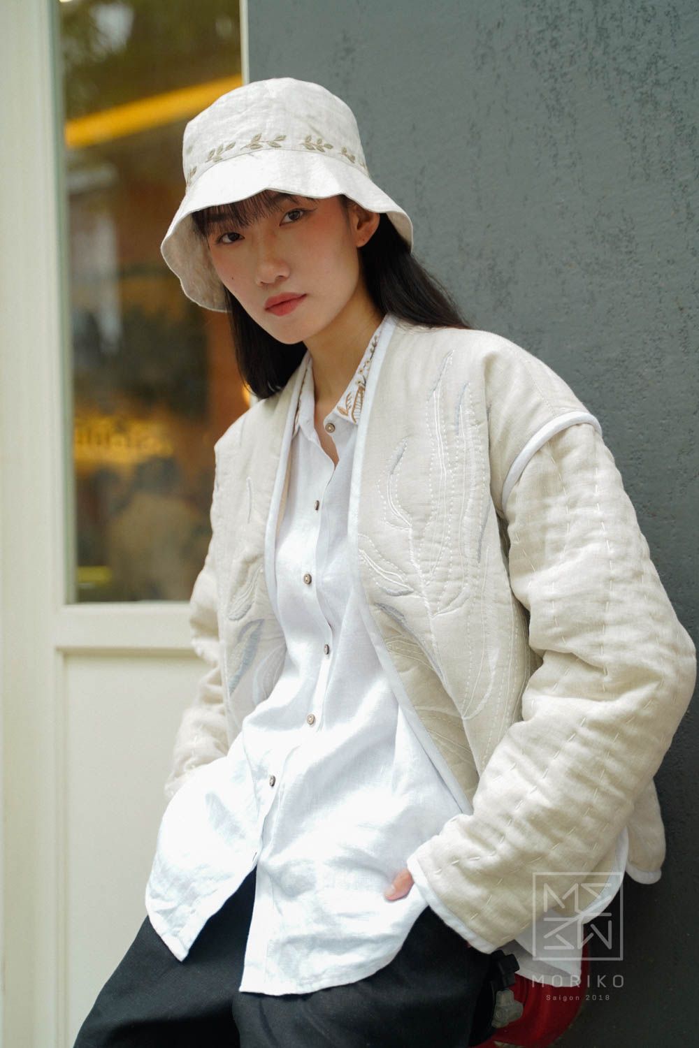  Áo khoác chần bông 