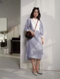  Kate Dress (Đầm cổ trụ xếp ly ngực) 