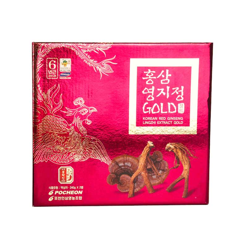 Cao Hồng Sâm Linh Chi Pocheon 240g x 2 lọ