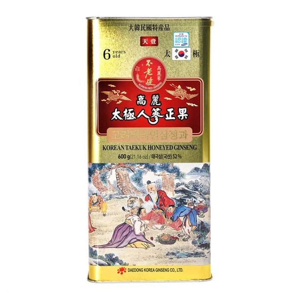 Thái Cực Sâm Tẩm Mật Ong Daedong 600g